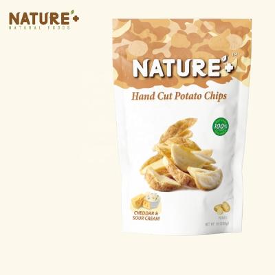 China Professional Low Fat Dehydrated Dried Potato Chips Veggie Crispy Sour Flavor Snack Maker for sale