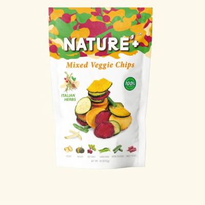 China Low Fat Dry Veggie Chips Exotic Flavor No Added Sugar Low Fat Snack Manufacturer Chips Healthy for sale