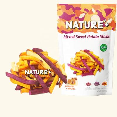 China Fried Guilty Free Sweet Potato Low Fat Snack Vacuum Exotic Flavor No Extra Sugar Vegan Snack Manufacturer Fried Chips for sale