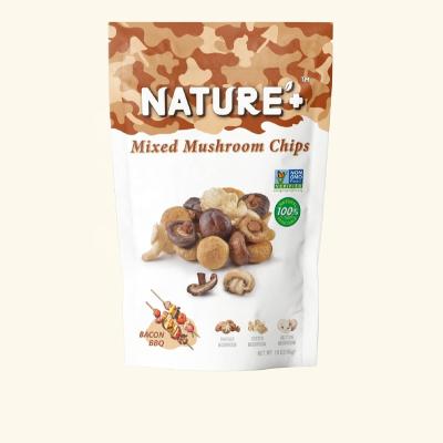 China Low Fat Appetizing Mushroom Chips Vacuum Fried Bacon GRILL ENTIRELY no added Sugar Vegan International Export Quality Fried Chips for sale