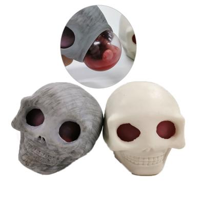 China Silicone READY TO SHIP New Designs TPR Skull Larvae Watch Puppy Stress Squishy Toys Relieve Pressure Squeeze Toys For Kids Boy Toys for sale