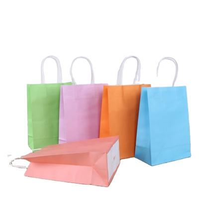 China China Factory Wholesale Recyclable Paper Brown Kraft Paper Customized Shopping Bag Customized Bag With Paper Handle for sale