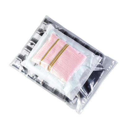 China Recyclable Custom T Shirt Swimwear Zip Lock Clothing Bags for sale