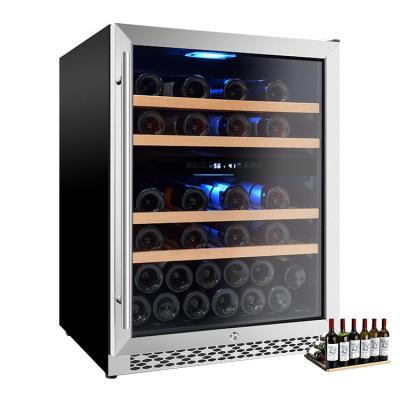 China Constant Temperature Wine Cooler Modern Appliances 54 Bottle Wine Cooler For House for sale