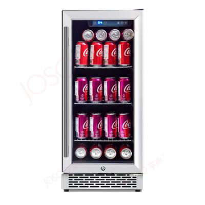 China Constant Temperature 88L Built In 100 Can Beer Cooler And 1-18 Degree Beverage Fridge for sale