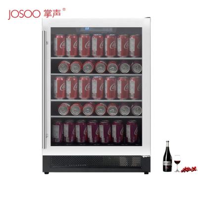 China Constant Temperature Josoo 54 Bottle Wine Fridge Compressor Refrigerator for sale