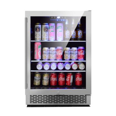 China COMPRESSOR josoo Wine and Beverage Coolers Fridge Wine Cooler Beer and Drinks Cellar with Compressor for sale