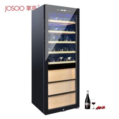 China JOSOO Constant Temperature Cigar Storage Fridge Wine Cooler Wine Glass Free Standing Direct Cabinet With Compressor for sale