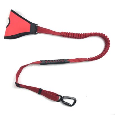 China Thoughtful Padded Hands Release Tactical Running Dog Leash Lead Bungee Neoprene Shock Absorbing Handle for sale