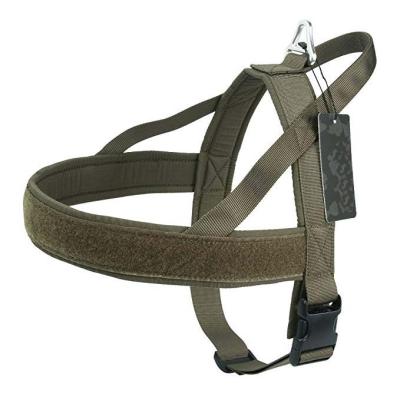 China Tactical Padded Durable No Pull Dog Harness Nylon Neoprene Padded Pet Strap Dog Halter Harness for sale