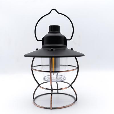 China Camping Light Lamps And Retro Lanterns Rechargeable Camping Lantern for sale