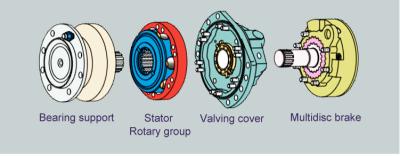 China Compact Poclain MS50 Hydraulic Pump Motor Parts , Hydraulic Pump Repair Kit for sale