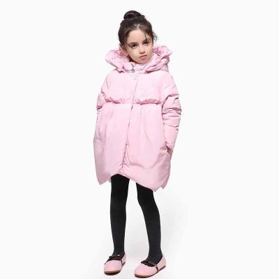 China Designer Children Clothing Wholesale Outdoor Kids Coat High Quality Winter Girls Hooded Down Jacket for sale