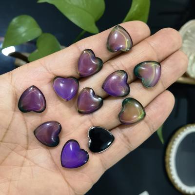 China DIY Handmade Color Changing Stone DIY Accessory Jewelry Beads Jewelry Magic Heart Mood Stone Bead Accessories for sale