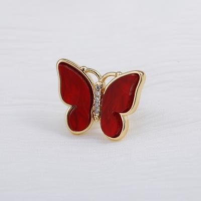 China 2021 DIY Bracelet Butterfly Jewelry Wholesale DIY Accessory Chain Cuff Buttons Bracelets 14K Gold Plated for sale