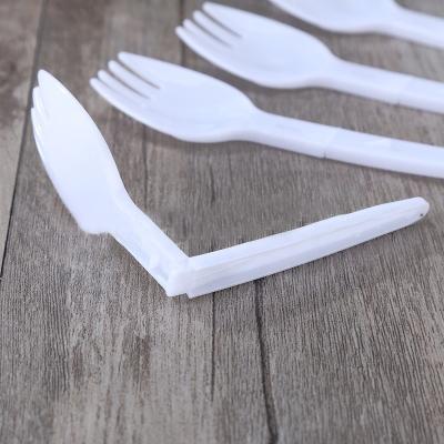 China New Design Disposable Favorable Factory Supply Professional Price Range Disposable Folding Spoon for sale