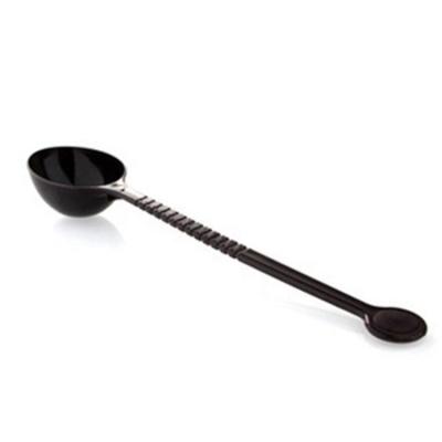 China Promotion Custom Disposable High Quality Black Plastic Teaspoon Coffee Scoop for sale