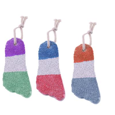 China Wholesale PU Color Glass Mixed Pumice Removal Of Raw Leather Matte Hand Tools And Foot Dead Hand Skin Foot for sale