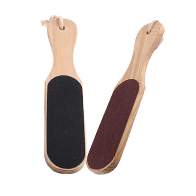 China 100/180 Dead Sandpaper Pedicure Double-Sided Pedicure Wooden Foot Skin Foot Stain Cloth Nail Folder Removal File for sale