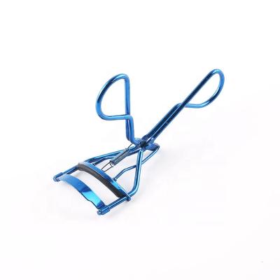 China Reuse logo high quality custom private label eyelash hair curler metallic blue multicolor eyelash curler for sale