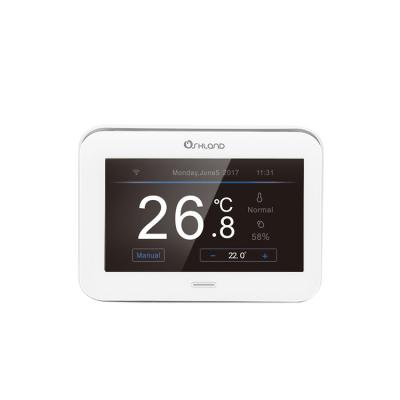 China PC Oshland M1 Wifi Room Thermostat Touch Screen Anti-Flammable Temperature Controller for sale