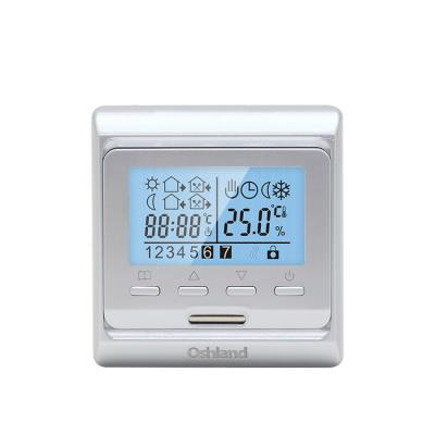 China Oshland LCD 16A 230V CE M6 Contemporary Programmable Thermostat for sale