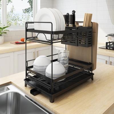 China Viable Custom Plastic Kitchen Storage Racks Organization Bowl Cups Spoon Dish Rack Drying Racks and Dish Rack Storage Racks for sale