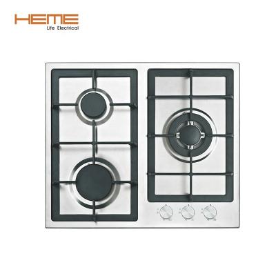 China Household Kitchen Appliances 3 Burners Gas Home Gas Hob / Stove for sale