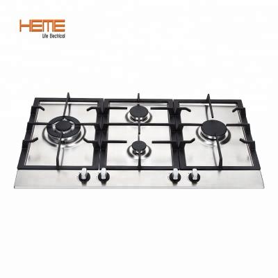 China Home Household Kitchen Appliances Stainless Steel Built In 4 Burner Gas Cooktop for sale