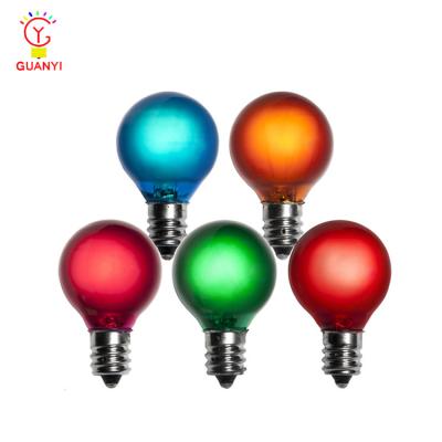 China As UL Multicolor E12 Global Replacement Satin Party and Patio Lights New Style G30 Incandescent Bulb for sale