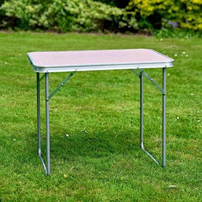 China Modern Jazeel Folding Serving Table - Foldable Garden Table for Camping, Party and Picnic - Small Fold Up Desk - Lightweight and Portable for sale