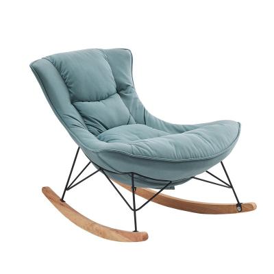 China Modern hot sale Amazon sofa family leisure rocking chair garden chair balcony carefree lazy nap rocking chair for sale