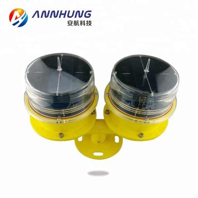 China (20fpm) AH-LS/T L810 Low-Intensity Dual Adjustable Steady/Flashing Solar Aviation Obstruction Light with Photocell for sale