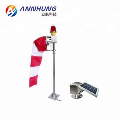 China AH-HP/W-1S stainless steel helipad solar windcone wind sock for sale