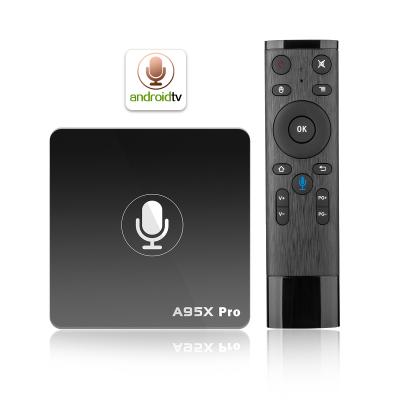 China ANDROID TV OS Google TV Box ATV A95X PRO Voice Search WITH ANDROID TV OS GOOGLE TV QUAD CORE S905W CHIPSET for sale