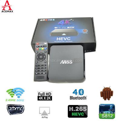 China SkyStreamX 4 Streaming Media Player Powered by Android M8S for sale