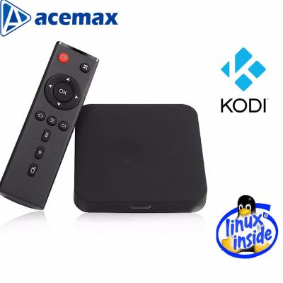 China HD TV ACEMAX CoreElex TV Box Pure Linux 8.2.1 Pure Linux Kodi Version 17.6 Streaming Media Center for sale