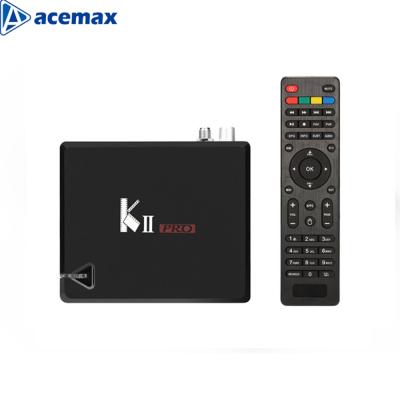 China KODI Pre-install Amlogic S905 Quad Core Stream TV Smart Box K2 Pro Dual Band Tuner 2G/16G 4K UHD dvb-s2 dvb-t2 wifi for sale