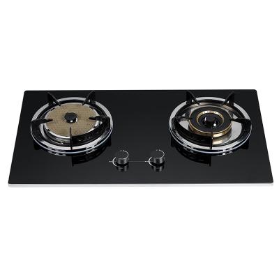 China Household One Infrared Burner And One Big Fire Flame Burner Gas Stove for sale