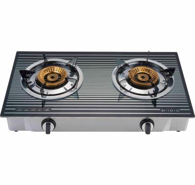 China Household Sale Home Appliances Tempered Glass 2 Burner Hot Gas Stove for sale