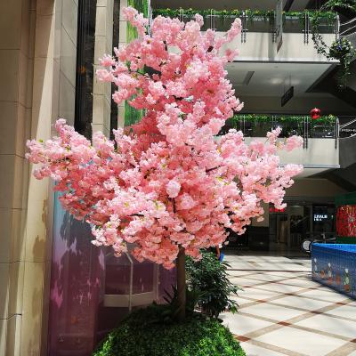 China Direct Wholesale Multi-headed Wedding Artificial Cherry Blossom Branches Fashional Artificial Flower Factory Decoration Simulation Cherry Blossoms for sale