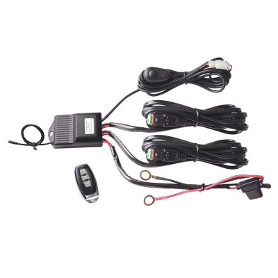 China High Quality Off-Road Vehicles Remote Control Wiring 2 Light Beads RGB Led Rock Lights With Remote Controller for sale