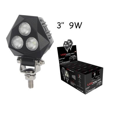 China Hot Selling Automotive Industry Truck Mini Led Work Light 3 Inch Around 16Led Work Light For Truck Atv Atv for sale