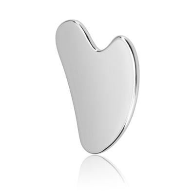 China High Quality Body OEM Metal Therapy Massager Heart Shape Guasha Scraper Spa Massage Stainless Steel Gua Sha Facial Tool for sale