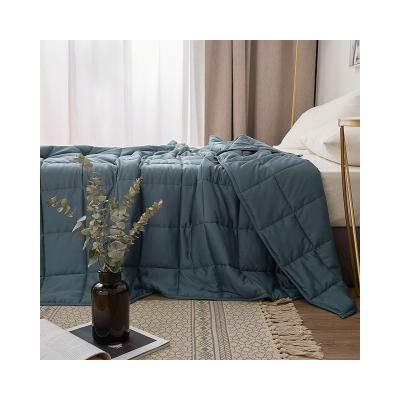 China Anti Static Manufacturers Supply High End Home Textile Bedding Weighted Blankets Anti Static Effective Weighted Blankets for sale