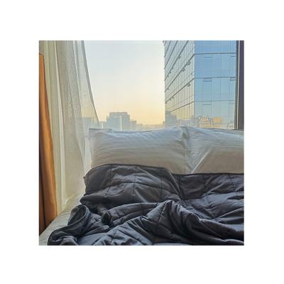 China Therapy Blanket High Quality Customizable Wholesale Weighted Adult Bedding Weighted Blanket for sale