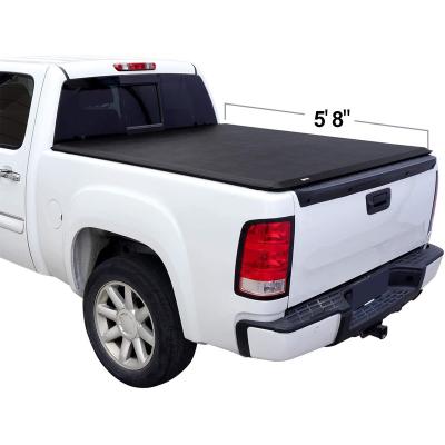 China Manufacturer Pickup Soft Tailbox Top Roll Chevrolet GMC Pickup Bed Cover For Chevrolet GMC 5.8ft Truck Bed Covers for sale