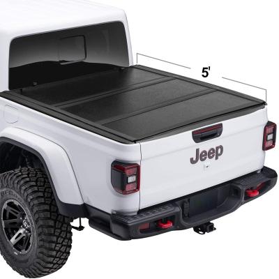 China Tailbox Easy Install Electric Retractable Truck Bed Covers Jeep Gladiator For Jeep 5ft Pickup Tonneau Cover Truck Bed Roll Cover for sale