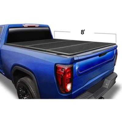 China Hard Tailbox Type Aluminum Alloy Retractable Tundra Pickup Bed Cover Long For Toyota 2022 8ft Truck Bed Cover for sale