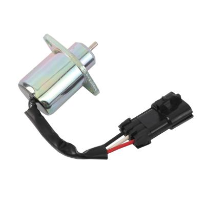 China Building Material Shops 12V Diesel Engine Metal And Plastic Solenoid Valve Stop Solenoid Valve for sale